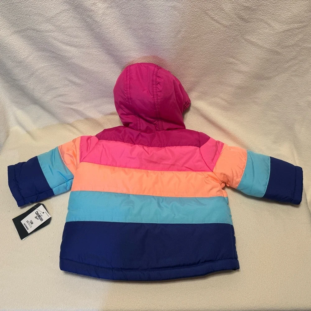 OshKosh B’gosh Rainbow 12month Winter Coat